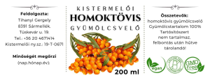  Homoktvis vel 100% 0,2l