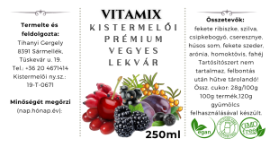  Vitamix vegyes bogys lekvr +cukor nlkl 250ml