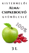   Alma-Csipkebogy (80%-20%) gymlcsl 3 l-es bag in box